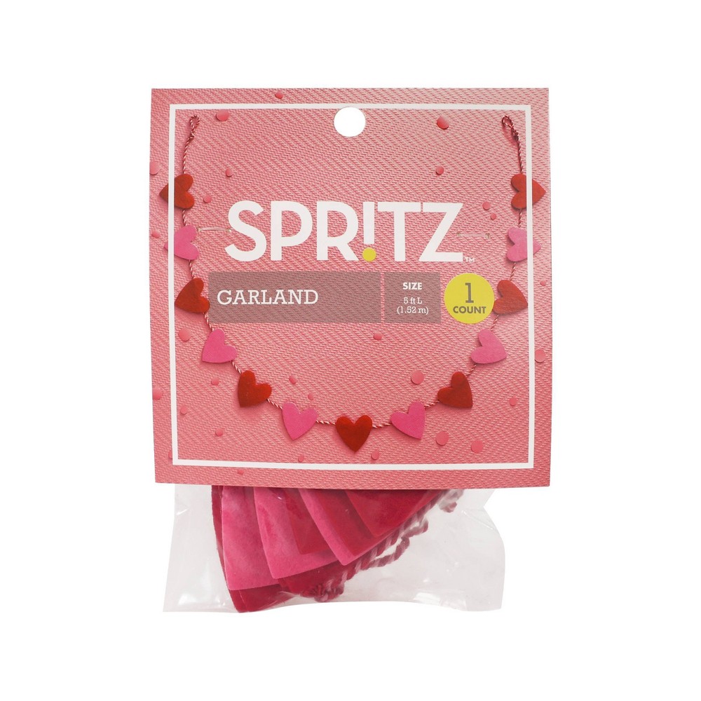 Valentines Felt Heart Garland - Spritz