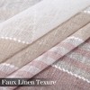 Yarn-Dyed Stripe Voile Sheer Rod Pocket Short Cafe Kitchen Curtains - 2 of 4