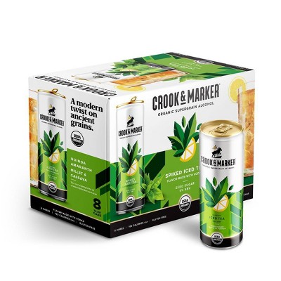Crook & Marker Spiked Classic Iced Tea - 8pk/11.5 fl oz Cans