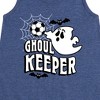 Girls' - Instant Message - Ghoul Keeper Graphic Sleeveless Aline Dress - 2 of 4