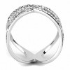 Slickblue Stainless Steel CZ Ring for Women, Polished Finish, Clear Stone, Lightweight & Comfortable, Size 5-10 - 4 of 4