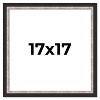 PosterPalooza | Square Simple Silver Picture Frame - UV Acrylic, Foam Board Backing, Hanging Hardware - 2 of 4
