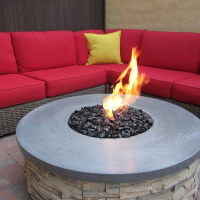 Fire Pit Glass Target, How To Put Glass Rocks In Fire Pit