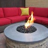 Recycled Fire Pit Fire Glass - Slate Black - AZ Patio Heaters - image 2 of 4