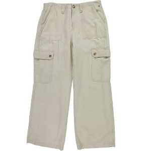 Tommy Hilfiger Womens Festival Linen Blend Casual Cargo Pants - 1 of 3