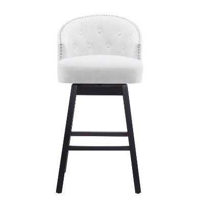 NicBex Set of 2 Bar Stools for Kitchen Island,Counter Bar Stools with Solid Rubber Wood Frame,Bar Chairs for Dining Rooms,Kitchens Islands