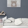 Makemake Organics GOTS Certified Organic Cotton Kids Sheet Set - Navy Blue Stripes - 3 of 4
