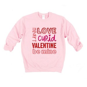 Simply Sage Market Women's Graphic Sweatshirt Valentine's Words - 1 of 4