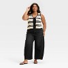 Women's Openwork Tie-Front Sweater Vest - Universal Thread™ - 3 of 3