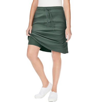 Woman Within Women's Plus Size Cargo Skort