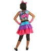 HalloweenCostumes.com Neon '80s Kid's Costume |1980s Fashion Girl's Outfit Skirt, Bright Retro Chic Style from the Eighties - 3 of 3