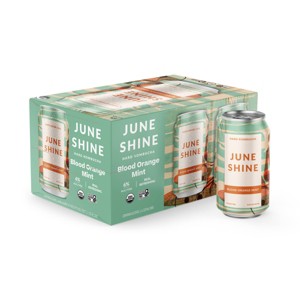 JuneShine Blood Orange Mint Hard Kombucha 6pk /12 fl oz - 1 of 4