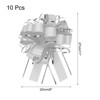 Unique Bargains Christmas Wedding Car Basket Gift Wrapping Large Organza Pull Bow 10 Pcs - 2 of 4