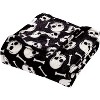 Kate Aurora Ultra Soft & Cozy Halloween Spooky Skulls & Bones Ultra Plush Throw - 50 in. W x 60 in. L - 2 of 4