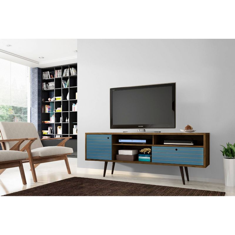 Liberty 3 Shelf and 1 Drawer TV Stand for TVs up to 65" - Manhattan Comfort, 3 of 11