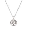 Attop Women's Silver Metal Pendant Necklace - 3 of 4