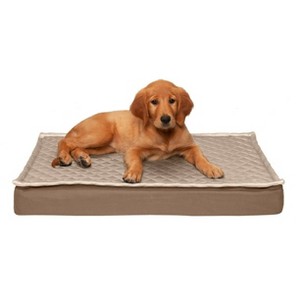 FurHaven Quilt Top Convertible Indoor-Outdoor DLX Cooling Gel Dog Bed Mat - 1 of 3