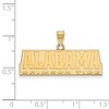Black Bow Jewelry 10k Yellow Gold Alabama Crimson Tide NCAA Small Pendant - 2 of 3