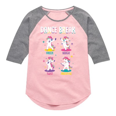 Girls' JoJo Siwa Dance Break Unicorns  - Light Pink/Ath Hea - X-Large
