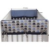Bacati - Elephants Crib Rail Guard Covers Blue/Gray set of 2 - 3 of 4