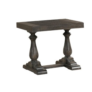 Best Master Furniture,Amy 27" Transitional Wood End Table - 1 of 3