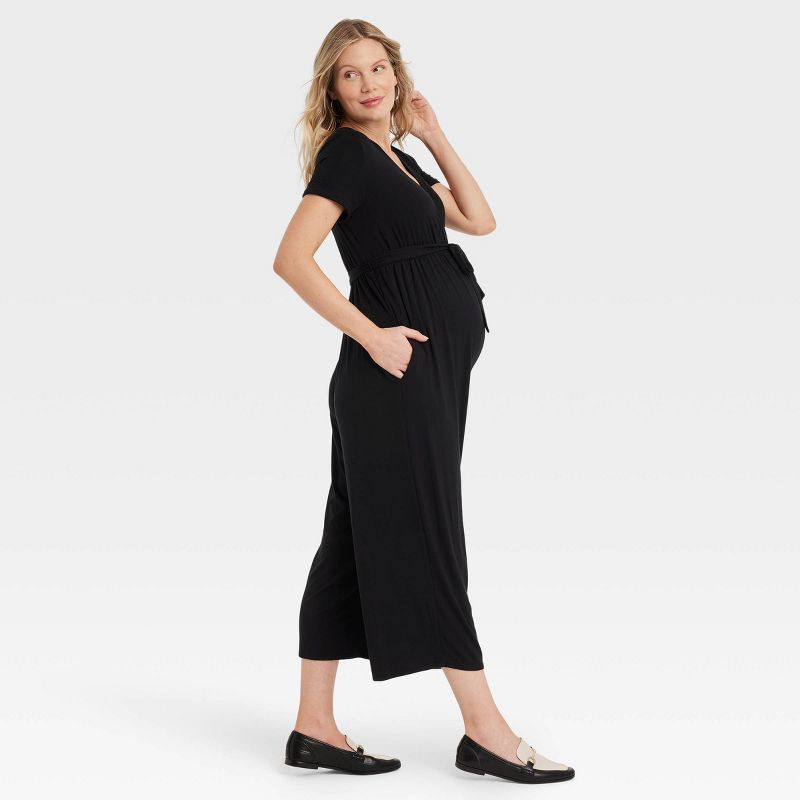 Short Sleeve Maternity And Beyond Jumpsuit - Isabel Maternity by Ingrid & Isabel™, 3 of 4