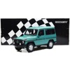 1980 Mercedes-Benz G-Model (SWB) Turquoise with Black Stripes Limited Edition to 504 pieces 1/18 Diecast Model Car by Minichamps - 4 of 4