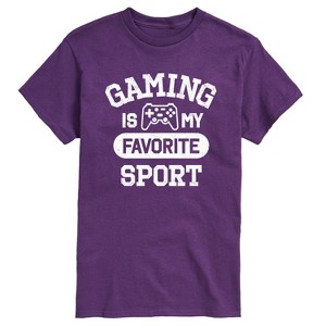 Men's - Instant Message - Gaming Is My Favorite Sport Short Sleeve Graphic T-Shirt - 1 of 4