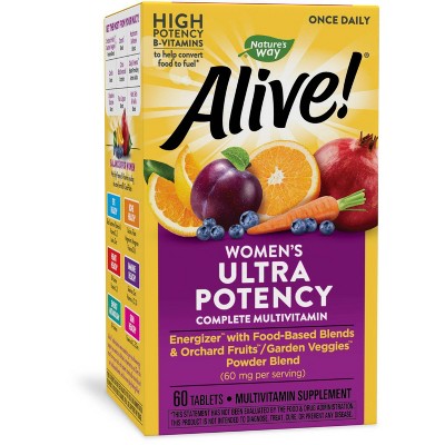 Nature's Way Alive! Womens Ultra Potency Multivitamin Tablets - 60ct