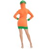 Womens Cute Pumpkin Halloween Costume Dress - Jack O Lantern Costume Dress Adult - 2 of 4