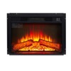 Sevobal Indoor Fireplaces Electric Fireplace Insert 23" 1400w 120v ,Equipped with Remote Control, Ultra Thin Heater, Black, 23"*5.16"*17.13" - 2 of 4