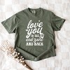 Simply Sage Market To The End Zone And Back Garment Dyed Tee - 3 of 4