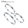 Unique Bargains 304 Stainless Steel Durable Corrosion Resistant High Temperature Resistance Cake Rings 1 Pc - 3 of 4