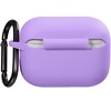 Vena Silicone Case for Apple AirPods Pro 2 Case, Protective Cover Compatible with MagSafe AirPods Pro Gen 2 2nd Generation, Purple - 4 of 4