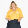 Women's Game Day Cropped Elbow Sleeve V-Neck Athletic Jersey - Wild Fable™ - 2 of 3