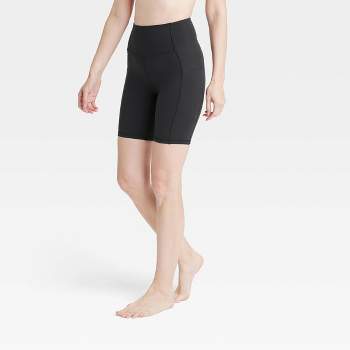 Women's Brushed Sculpt Mid-rise Bike Shorts 4 - All In Motion™ : Target