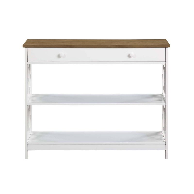 Town Square 1 Drawer Console Table with Shelves - Breighton Home, 6 of 8