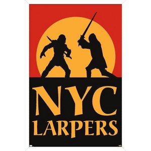 Trends International Marvel Hawkeye - NYC LARPers Framed Wall Poster Prints - 1 of 4