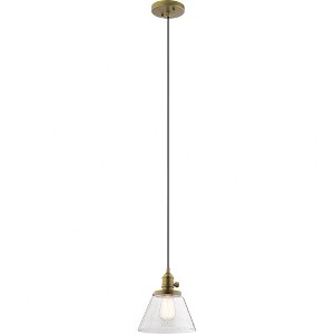 Kichler Lighting Avery 1 - Light Pendant in  Natural Brass - 1 of 4