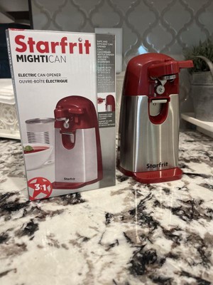 Starfrit 50 Watt 3 in 1 Electric Can Opener Knife Sharpener Bottle