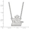 Black Bow Jewelry 14k White Gold New Mexico State Aggies NCAA Necklace 18 Inch - 2 of 4