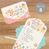 Big Dot of Happiness Groovy Grad - Fill-In Cards - Hippie Graduation Party Fold and Send Invitations - Set of 8 - 2 of 4
