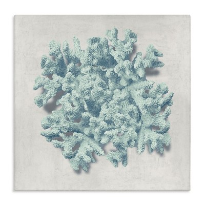 Stupell Industries Coral Blue Sea Beach Design, 24" x 24"