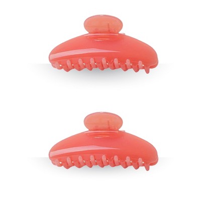 LA Glam Co. Hollywood 3" Claw Clips - All Hair - 2-Pack