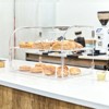 VEVOR Pastry Display Case, 2-Tier Commercial Countertop Bakery, Acrylic Display Box with Rear Door Access & Removable Shelves, 22"x14"x14" - 2 of 4