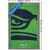 Trends International NFL Seattle Seahawks - Logo 25 Framed Wall Poster Prints - 3 of 4