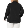 Agnes Orinda Women's Plus Size Long Sleeve Elegant Tie Chiffon Formal Office Blouses - 4 of 4
