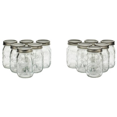 Mason Craft & More 8oz Set of 12 Canning Jars