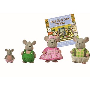 Li'l Woodzeez Miniature Animal Figurine Set - Handydandy Mouse Family - 1 of 3