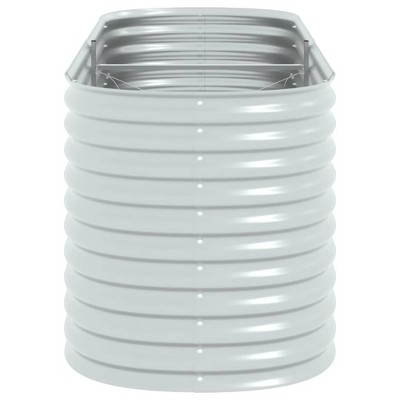 Anthracite Galvanized Steel Outdoor Raised Garden Bed